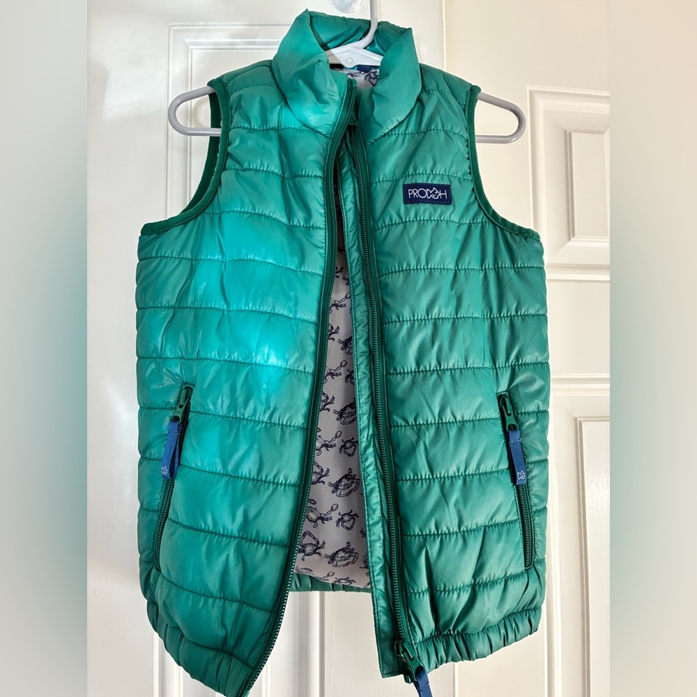 Prodoh Green Kids Puffer Vest